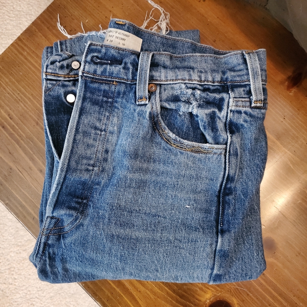 Rare Levi's 501 Jeans "Altered Skinny" - Picture 4 of 16